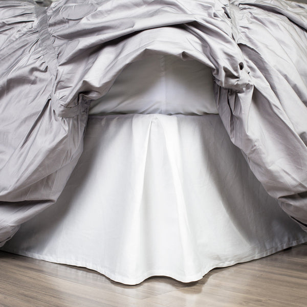 #3210 Soft White BED SKIRT