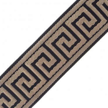 Roman Shade #LD123  (with Fabulous Greek Key Trims)