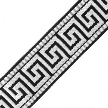 Roman Shade #LD123  (with Fabulous Greek Key Trims)