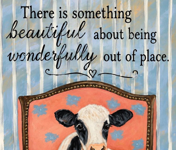 500 Piece Designer Puzzle - Relaxing Cow