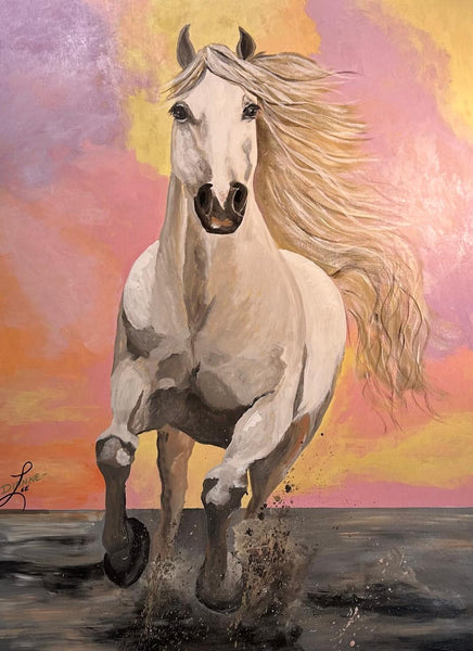 #A91 Running Horse