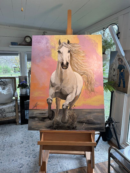 #A91 Running Horse