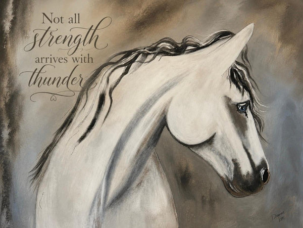 Framed Print 11" X 14" -Gentle Horse-  (Healing Art)