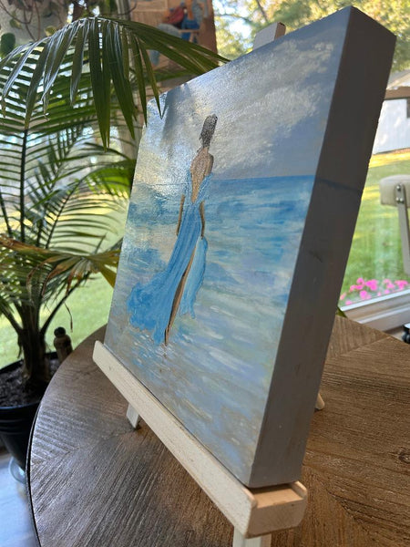 #Art400  Lady in Blue Gown