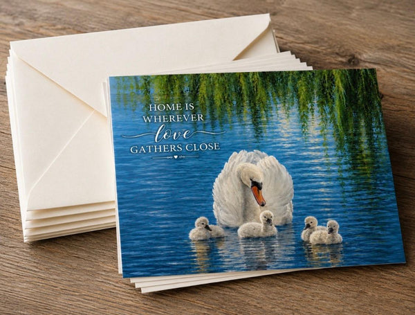 Mother Swan Notecards