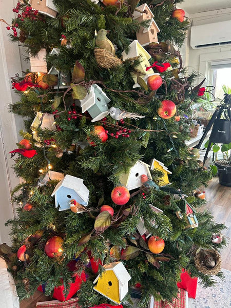 Bird Houses & Birds Tree Decor