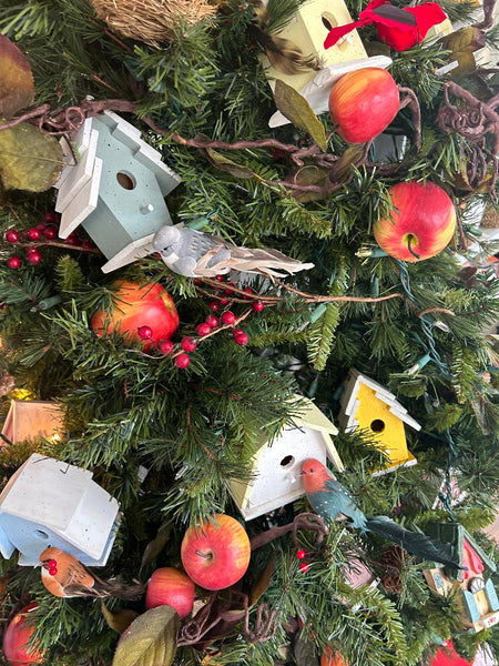 Bird Houses & Birds Tree Decor
