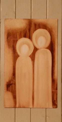 Angels in Silence  14 X 19   #119