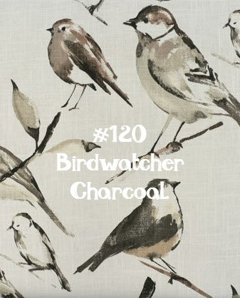 Roman Shade Bird with Burlap Banding #3P118