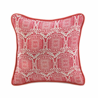 #C33 Pillows, Jute Red