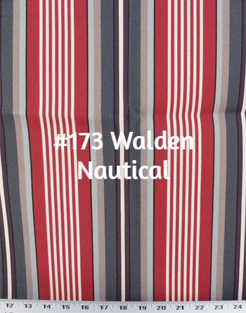 $184.00 Roman Shade Wide Stripe #P106