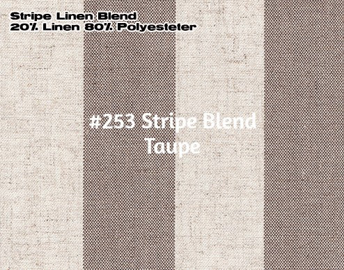 $184.00 Roman Shade Wide Stripe  #3P129