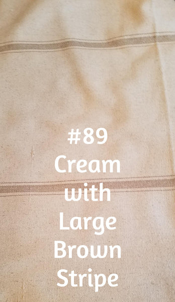 $158.00 French "Grain Sack" Roman, Unlined #P096