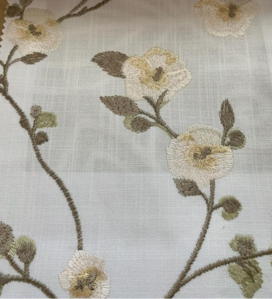 NEW Embroidered Roman Shade #500