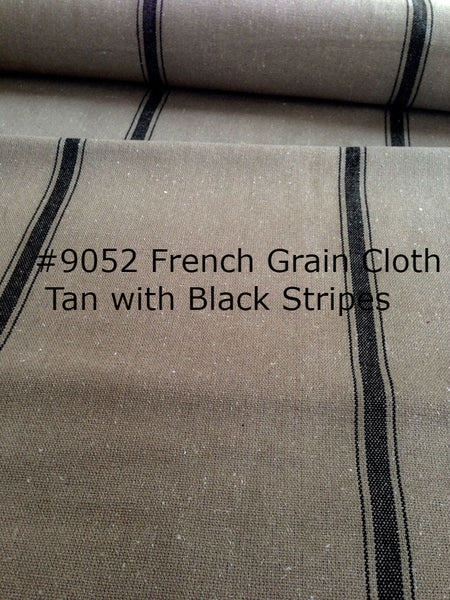 $158.00 Roman Shade French "Grain Sack" Relaxed Unlined #4P097