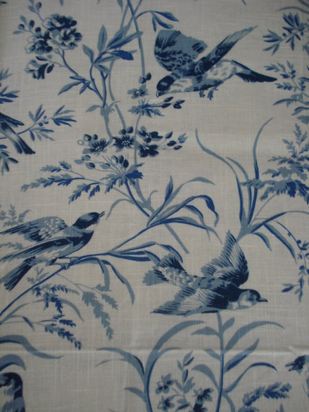 KIT #157 Relaxed Roman Shade  (Birds with Trim) - Make Your Own & See What You Save