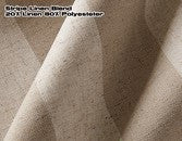 #501 Linen Fabric Stripe Blend Natural