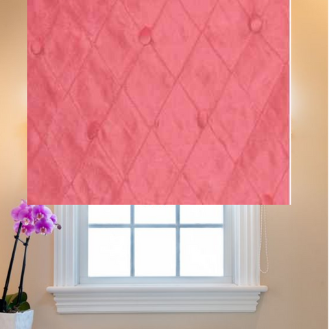 $199.00 Roman Shade Silk with Buttons #3P067