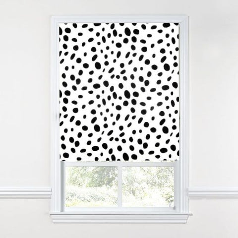 Etsy Info Roman Shade #373 (Black Dot)