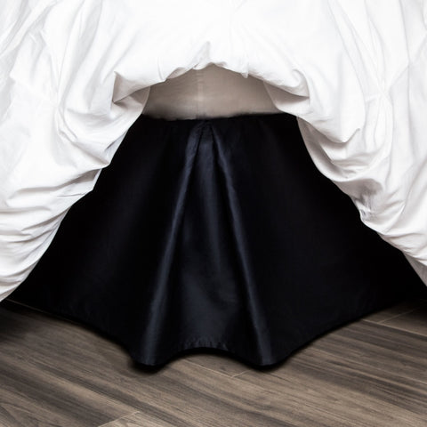 #3662 Black BED SKIRT