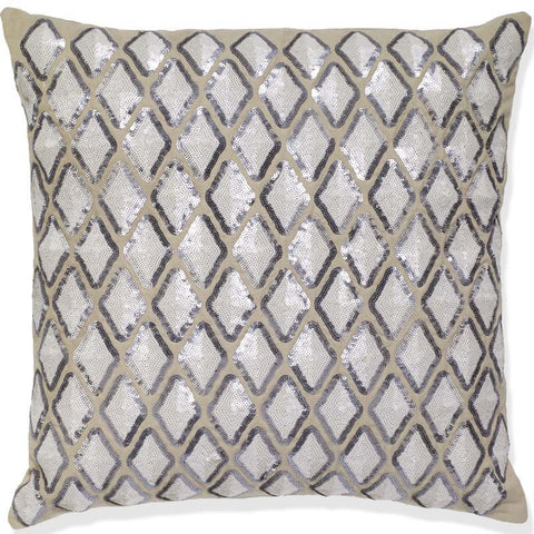 #C1025 Linen Sequin PILLOW 20 x 20