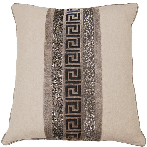 #C867 Sequin Leather PILLOW 20 x 20