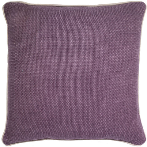 #C904 Plum Basket Weave PILLOW 22 x 22