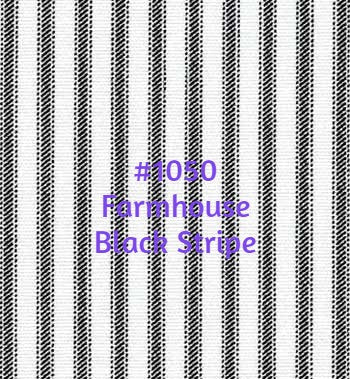 Etsy Info -  KIT #120 Roman Shade  (Farmhouse Stripes)