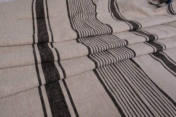 Info  #620 Roman Shade Stripe LINEN