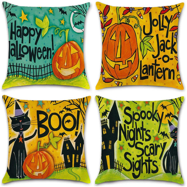 TP136 Black Cats Throw Pillows Group