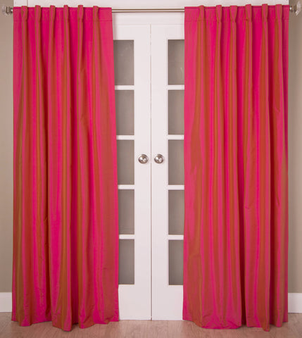 #3P550 {Azelea Colors} Faux Silk Curtain (Use Discount Code)