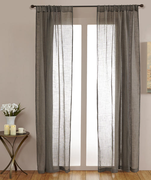 #P505 Fog Linen Curtain (Use Discount Code) Pay 1/2 Down