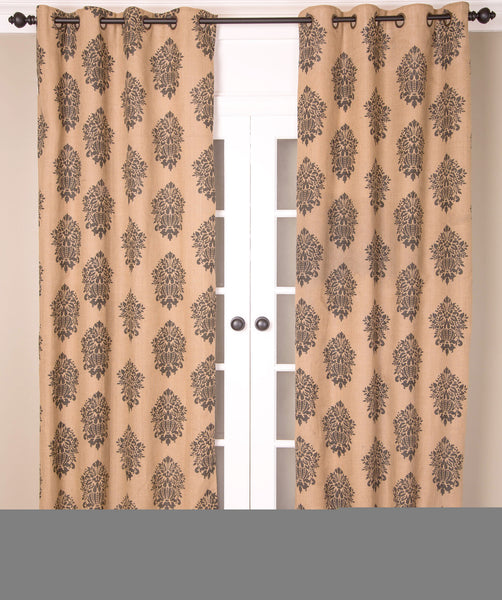 #P562 Natural Print Curtain (Use Discount Code) Pay 1/2 Down