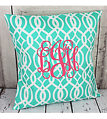Monogrammed Pillow (Choose from 362 Fabrics in Group A)  #55