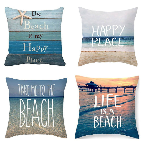 TP93 Life is a Beach Throw Pillows Group