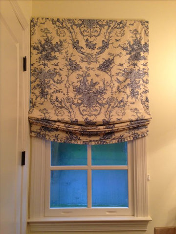 $184.00 Roman Shade Toile Relaxed #5P100