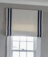 $189.00 Roman Shade with Double Banding #P117