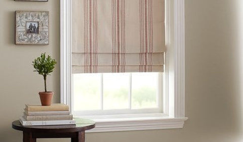 KIT #096 (French "Grain Sack", Unlined) Roman Shade - Make Your Own & See How Much You Save