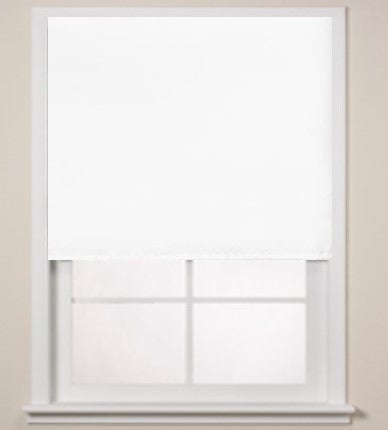 #W20 White Solid Roman   (slats)