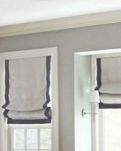 $158.00 Unlined Duck Roman with Ribbon on 3 Sides #4P084