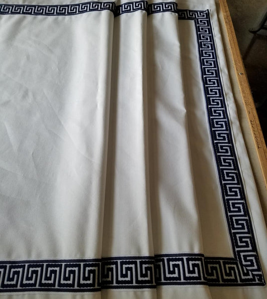 $218.00 Roman Shade with Fabulous Grecian Trims #4P123