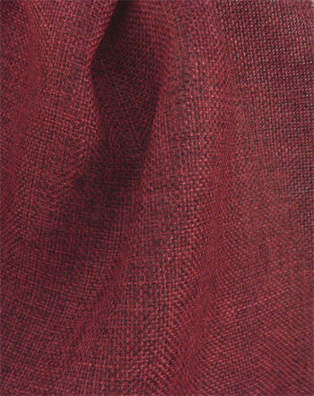 A Vintage Linen / Burlap  BURGUNDY   #9330