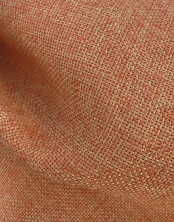 A New Vintage Linen / Burlap  ORANGE   #9322