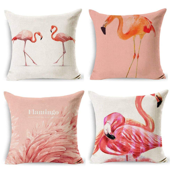 TP86 Flamingos Throw Pillows Group
